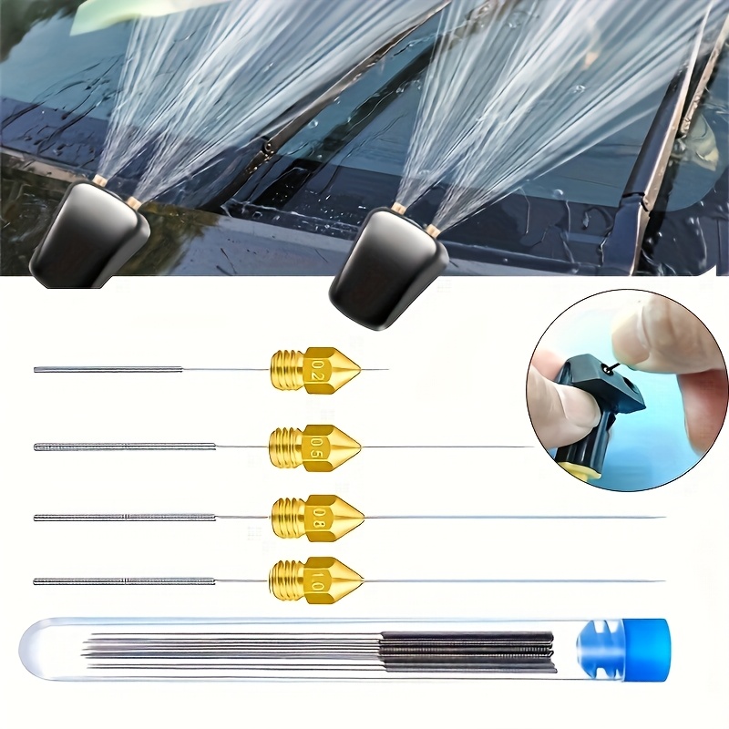 Print Head Cleaning Kit - 10-teiliges Reinigungsdüsen-Werkzeugset – Scheibenwischer, 3D-Druckerkopf, Lüftungsschlitze