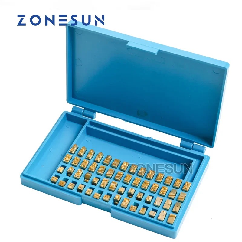 Commercial Ribbon Printing Machine - ZONESUN MY380 Alphabet Buchstaben Schriftarten von