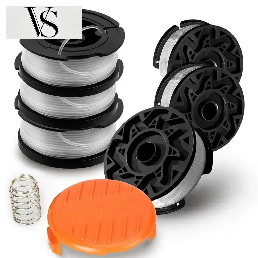 Black+Decker Tool Cordless - 6er-Pack 3er/ für schwarze & Ersatz-Decker-Trimmer-Schnurspulen