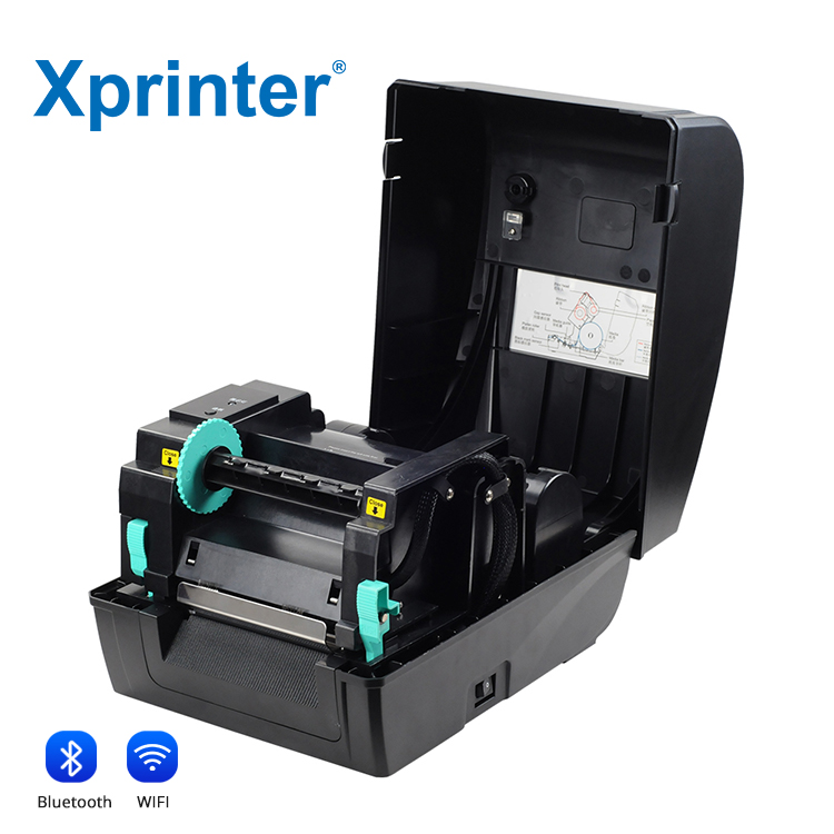 Commercial Ribbon Printing Machine - XP-H400B/T458B Schnittstelle USB+Serial+LAN Thermo-Barcodedrucker Thermotransfer-Farbbanddrucker Etikettendrucker