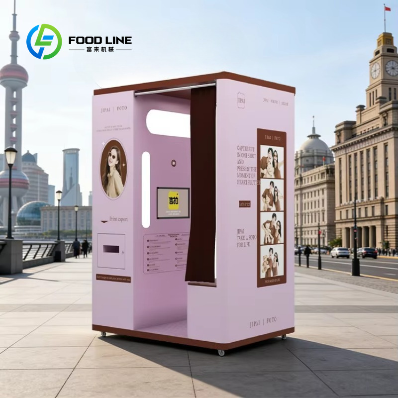 Commercial Printing Supplies - Maßgeschneiderte Selfie-Kabine mit automatischem Sofortfotodruck-Kiosk, Fabriklieferung