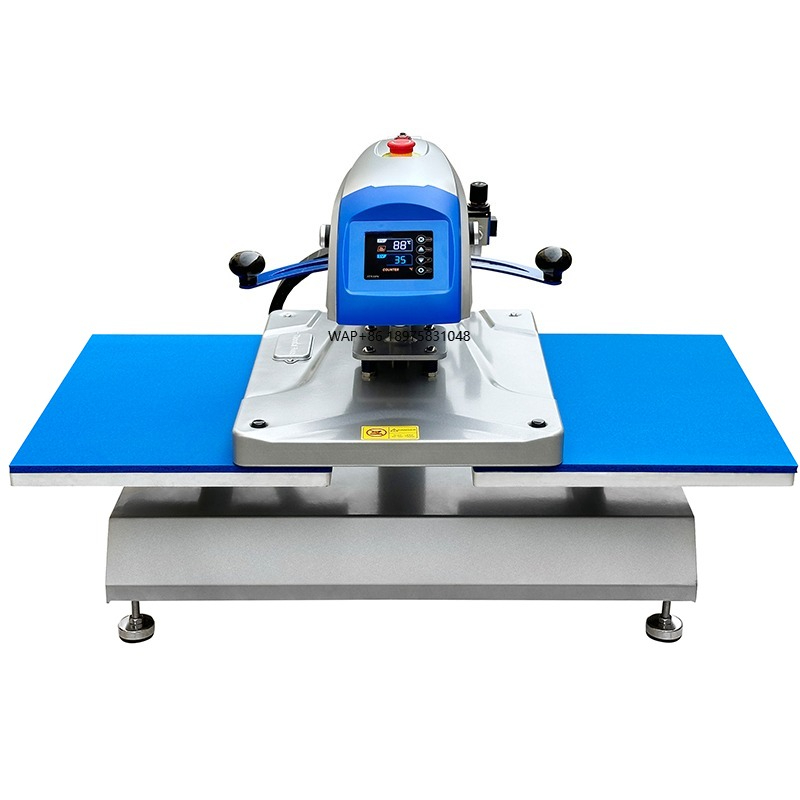 Pretreatment Machine Dtg - Halbautomatische Pneumatische Doppelplatten-Heißpressmaschine 16x20 T-Shirt Sublimationsdrucker