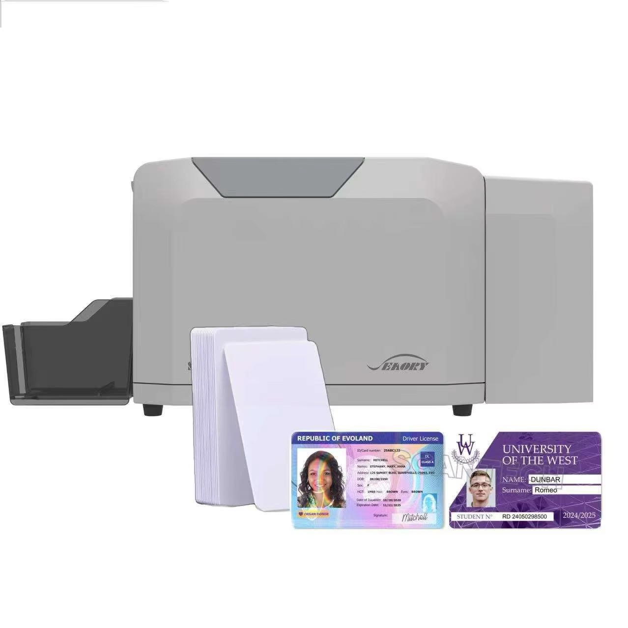 Commercial Ribbon Printing Machine - Seaory S28 Kunststoff-PVC-ID-Kartendrucker mit Beidseitigem Druck
