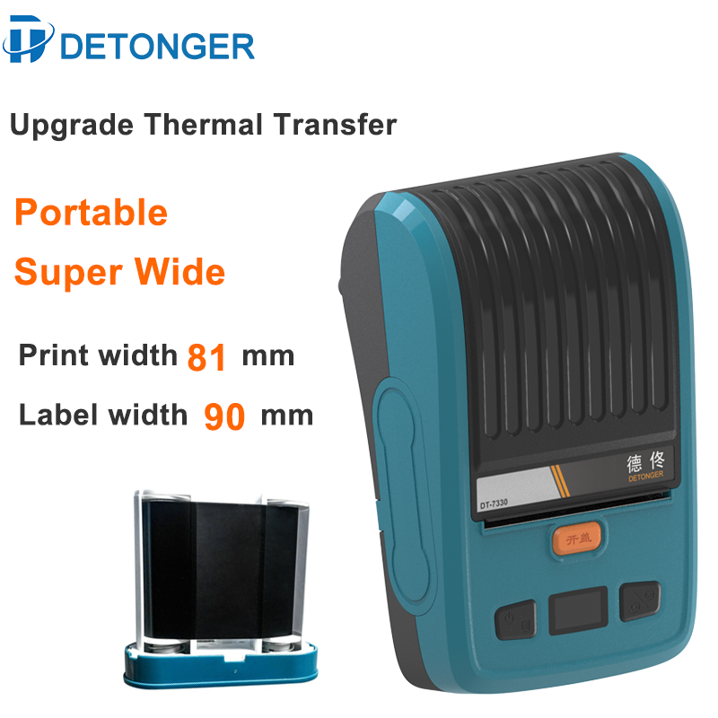 DETONGER 3,3 inch tragbare the – Commercial Ribbon Printing Machine Bewertung und Preis