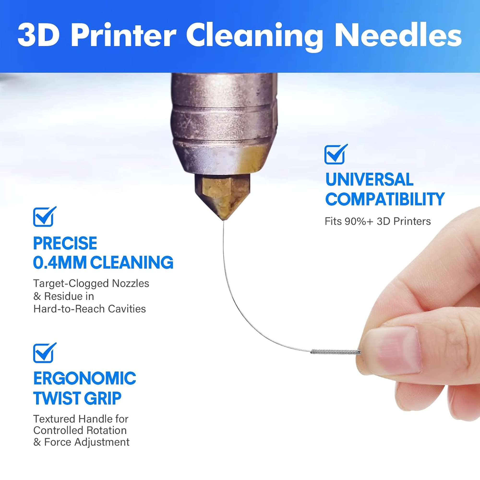 3D-Drucker-Reinigungsset: 60 S – Print Head Cleaning Kit Bewertung und Preis