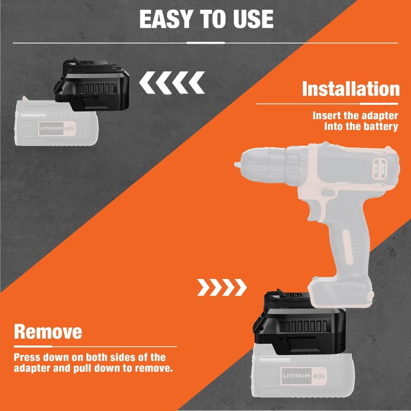 HAKSINKY Werkzeug-Akku-Adapter – Black+Decker Tool Cordless Bewertung und Preis
