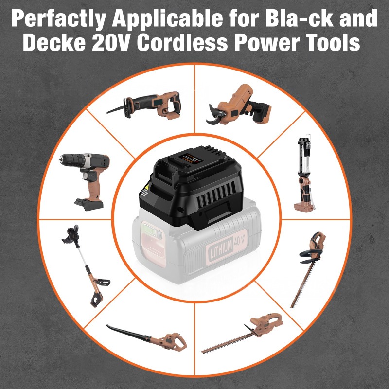 HAKSINKY Werkzeug-Akku-Adapter – Black+Decker Tool Cordless Bewertung und Preis
