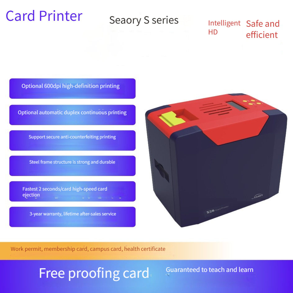 ID-PVC-Kartendrucker Manuell E – Commercial Ribbon Printing Machine Bewertung und Preis